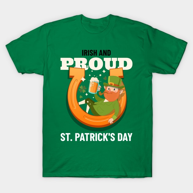 Irish and proud T-Shirt by CoffeeBrainNW